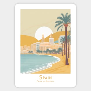 Sunset Serenity in Palma de Mallorca Sticker